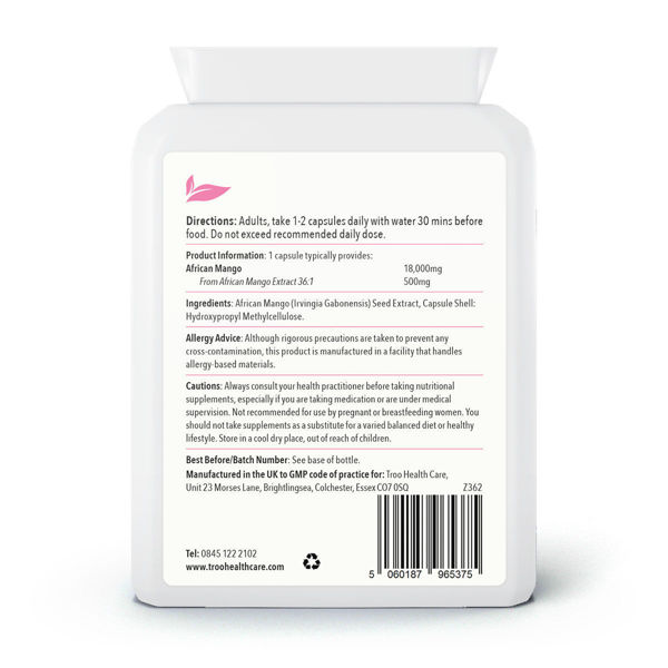 Picture of African Mango Extract 18000mg 60 Capsules