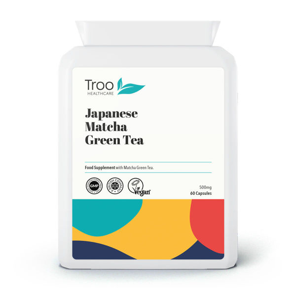 Picture of Japanese Matcha Green Tea 500mg 60 Capsules