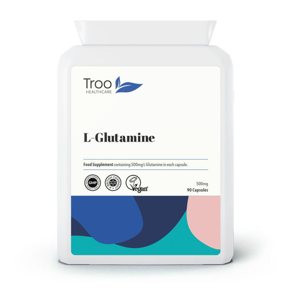 Picture of L-Glutamine 500mg 90 Capsules