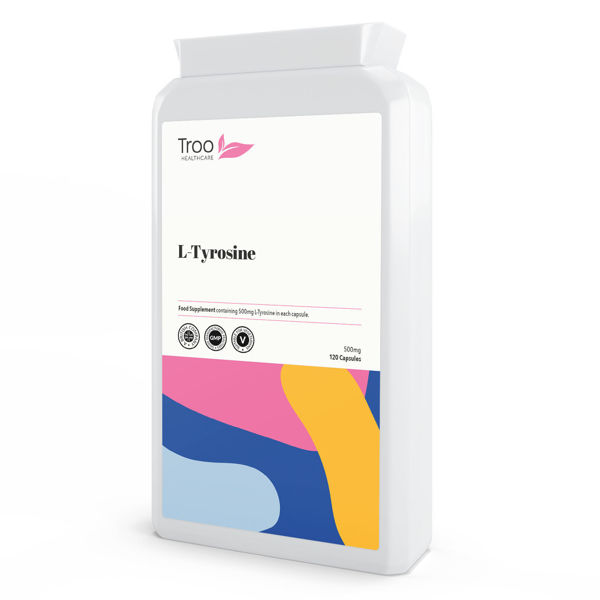 Picture of L-Tyrosine 500mg 120 Capsules