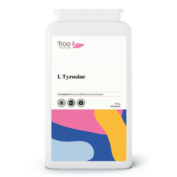 Picture of L-Tyrosine 500mg 120 Capsules