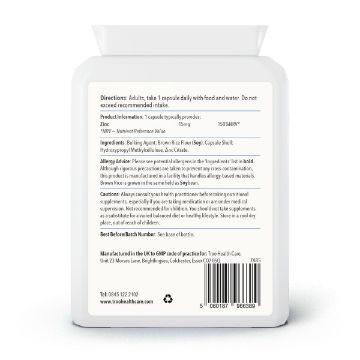 Picture of Zinc 15mg 120 Capsules