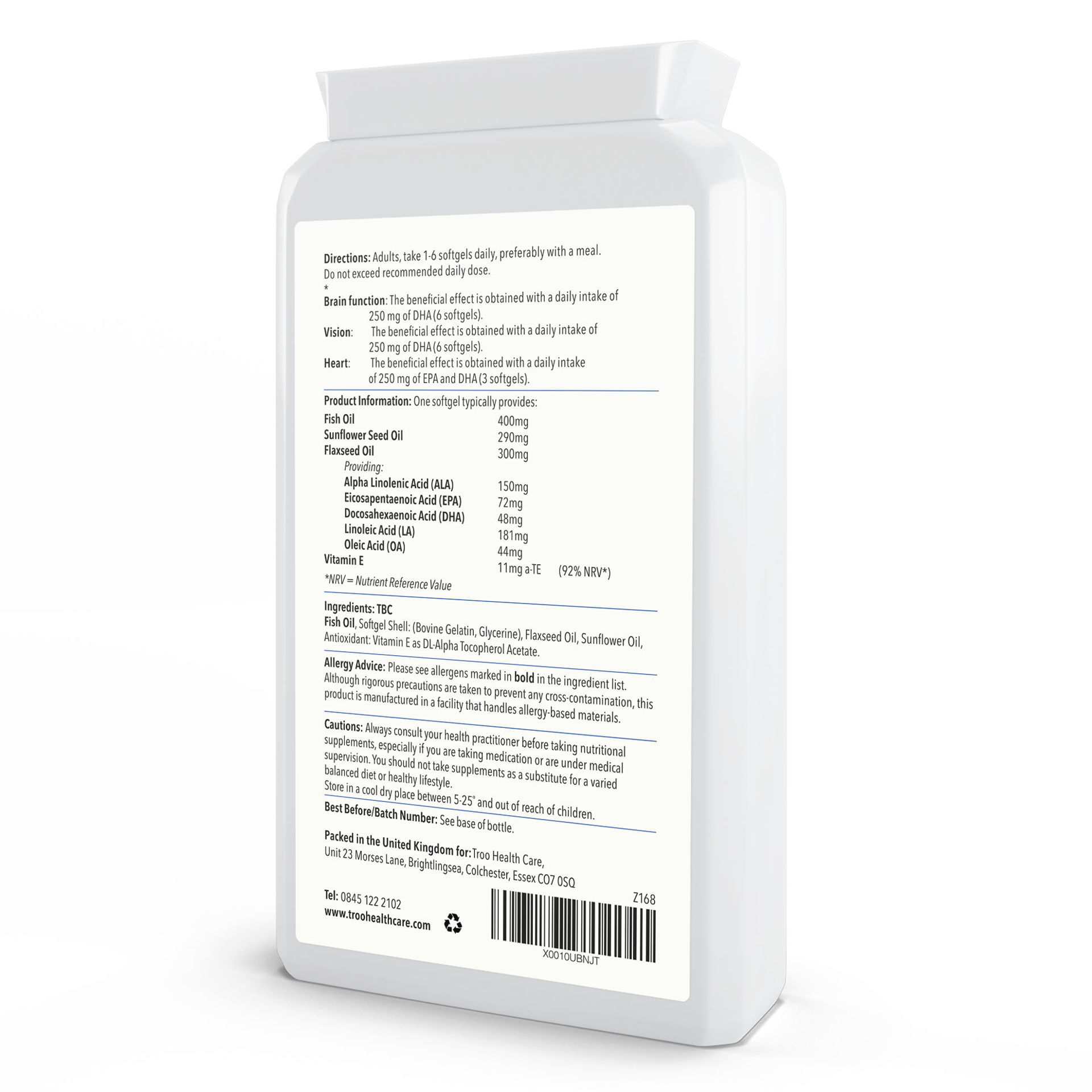 Omega 3, Omega 6, Omega 9 Supplements - Troo Health Care - Troo Healthcare