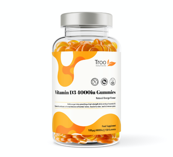 Picture of Vitamin D3 4000iu - Orange Flavour Gummies - High Strength