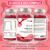 Picture of Radiance HSN Hair Skin & Nails Complex  - 150 Raspberry Flavour Gummies