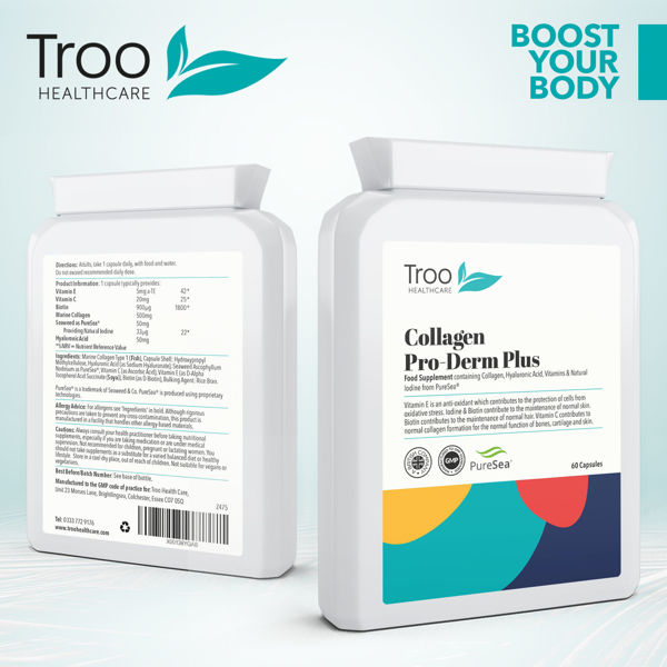 Picture of Marine Collagen Pro-Derm Plus 60 Capsules