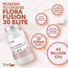 Picture of FabFlora Elite Advanced Probiotic 60 Capsules - 30 Strain 45 Billion CFU