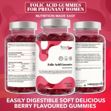 Picture of Folic Acid 400μg - Natural Berry Flavour Gummies