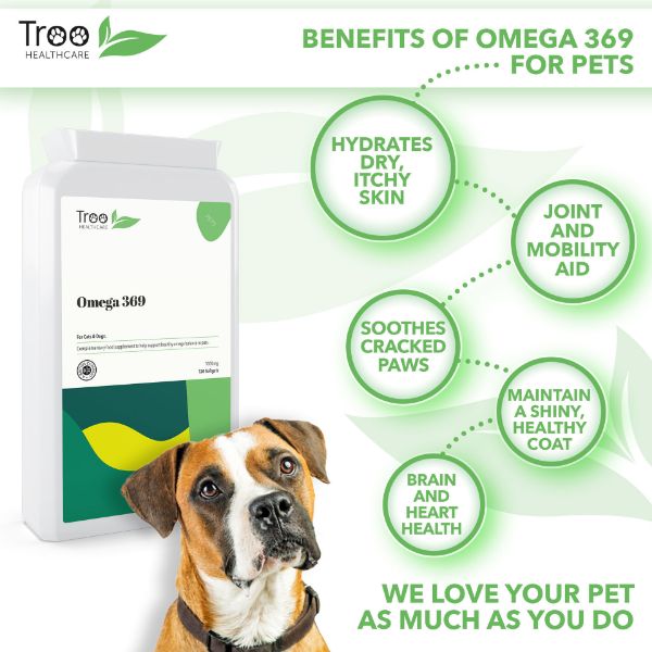 Picture of Omega 369 Pet Perfect for Cats & Dogs 1000mg 120 Softgels