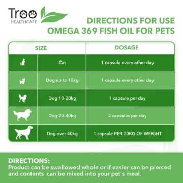 Picture of Omega 369 Pet Perfect for Cats & Dogs 1000mg 120 Softgels