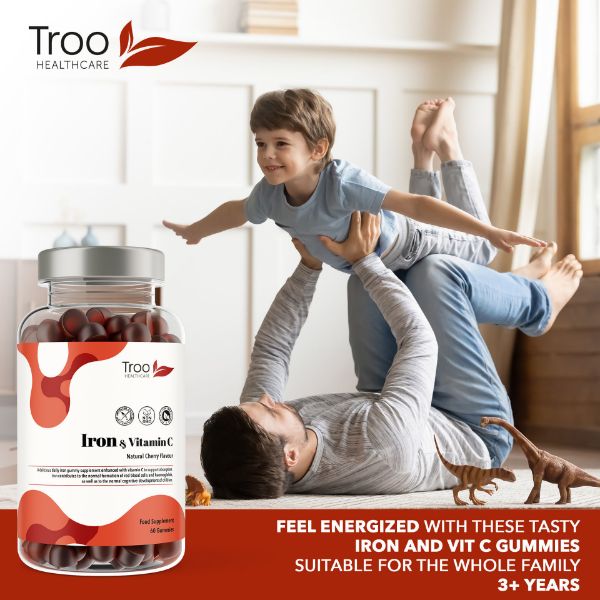 Picture of Iron & Vitamin C - Natural Cherry Flavour Gummies