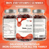 Picture of Iron  Vitamin C - 60 Natural Cherry Flavour Gummies