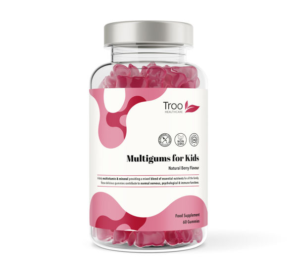 Picture of Multigums for Kids - 60 Natural Berry Flavour Multivitamin Gummies