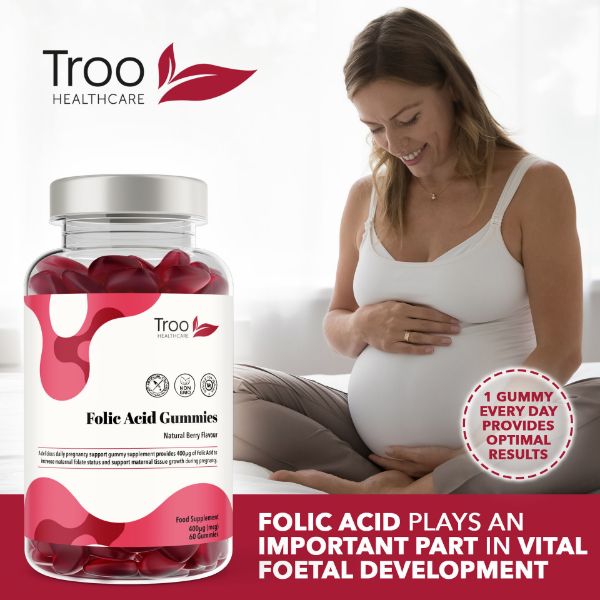 Picture of Folic Acid 400μg - Natural Berry Flavour Gummies