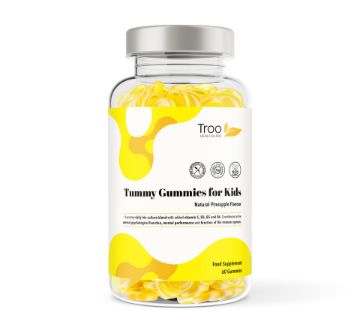 Picture of Tummy Gummies Probiotics for Kids &  Adults - Pineapple Gummies