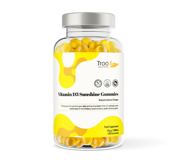 Picture of Vitamin D3 1000iu Supplement - Lemon Flavour Gummies