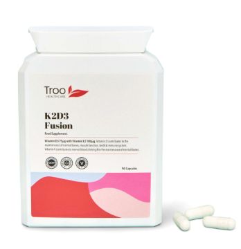 Picture of K2D3 Fusion Vitamin D3 3000 IU and Vit K2 100ug MK7 90 Capsules