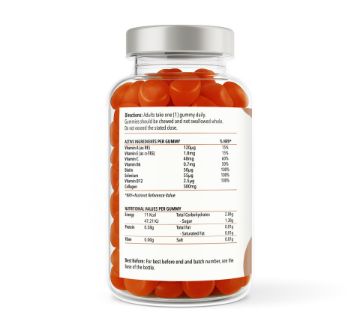 Picture of Collagen Complex -Orange Flavour Gummies