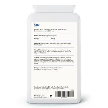 Picture of Moringa 500mg 120 Capsules