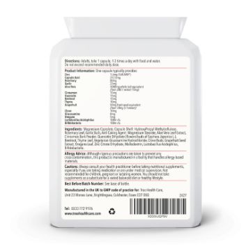 candida yeast support capsules