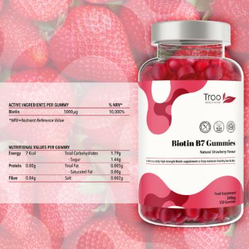 biotin hair growth gummy supplement