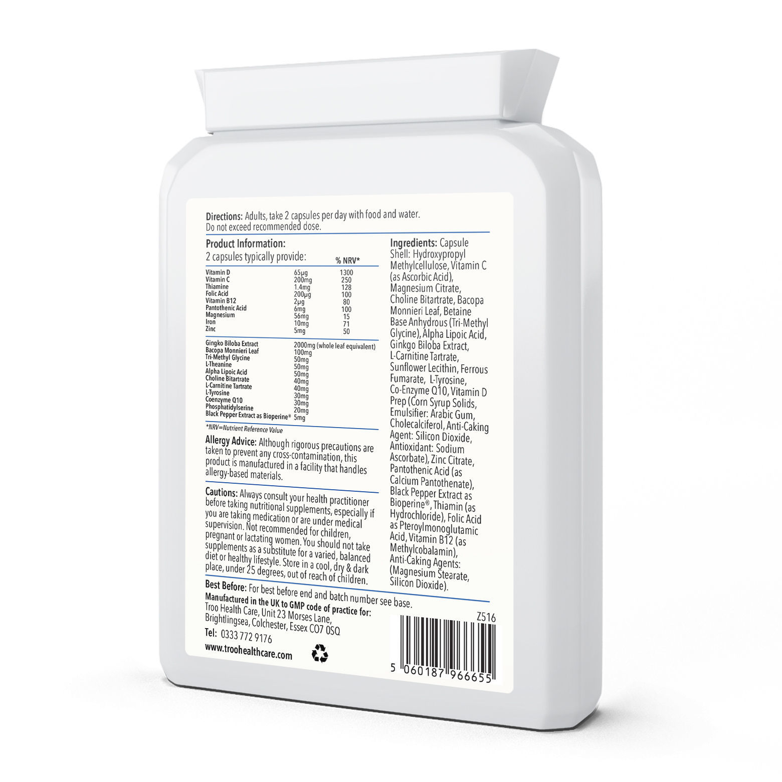 FocusFusion - Daily Nootropic Supplement for Focus & Concentration ...
