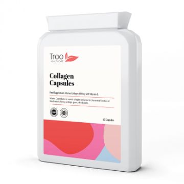 Picture of Marine Collagen Peptides Plus Vitamin C 60 Capsules 600mg