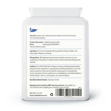 Picture of Biotin 10000µg 120 Tablets