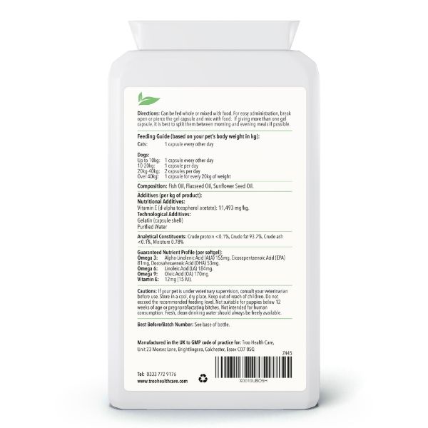 omega fish oil for cats and dogs