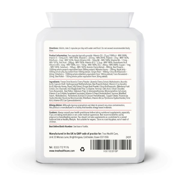 Picture of Tr-Immuno Immune Support 60 Capsules
