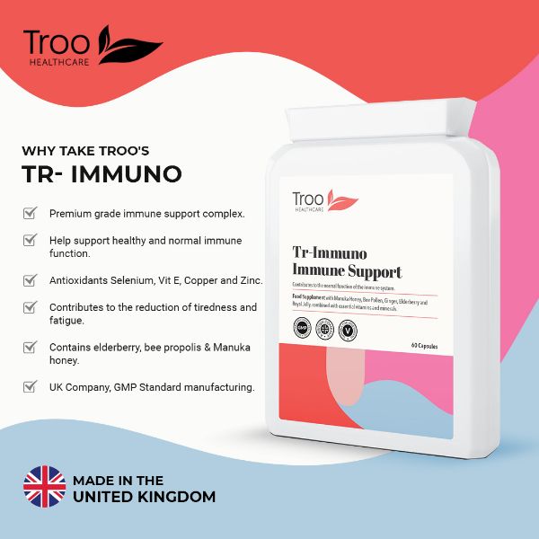 Picture of Tr-Immuno Immune Support 60 Capsules