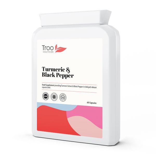 Picture of Turmeric 500mg with Black Pepper Extract 60 Capsules