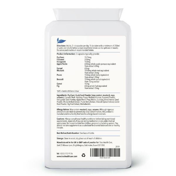 Picture of Psyllium Plus Dietary Fibre Complex 100 Capsules