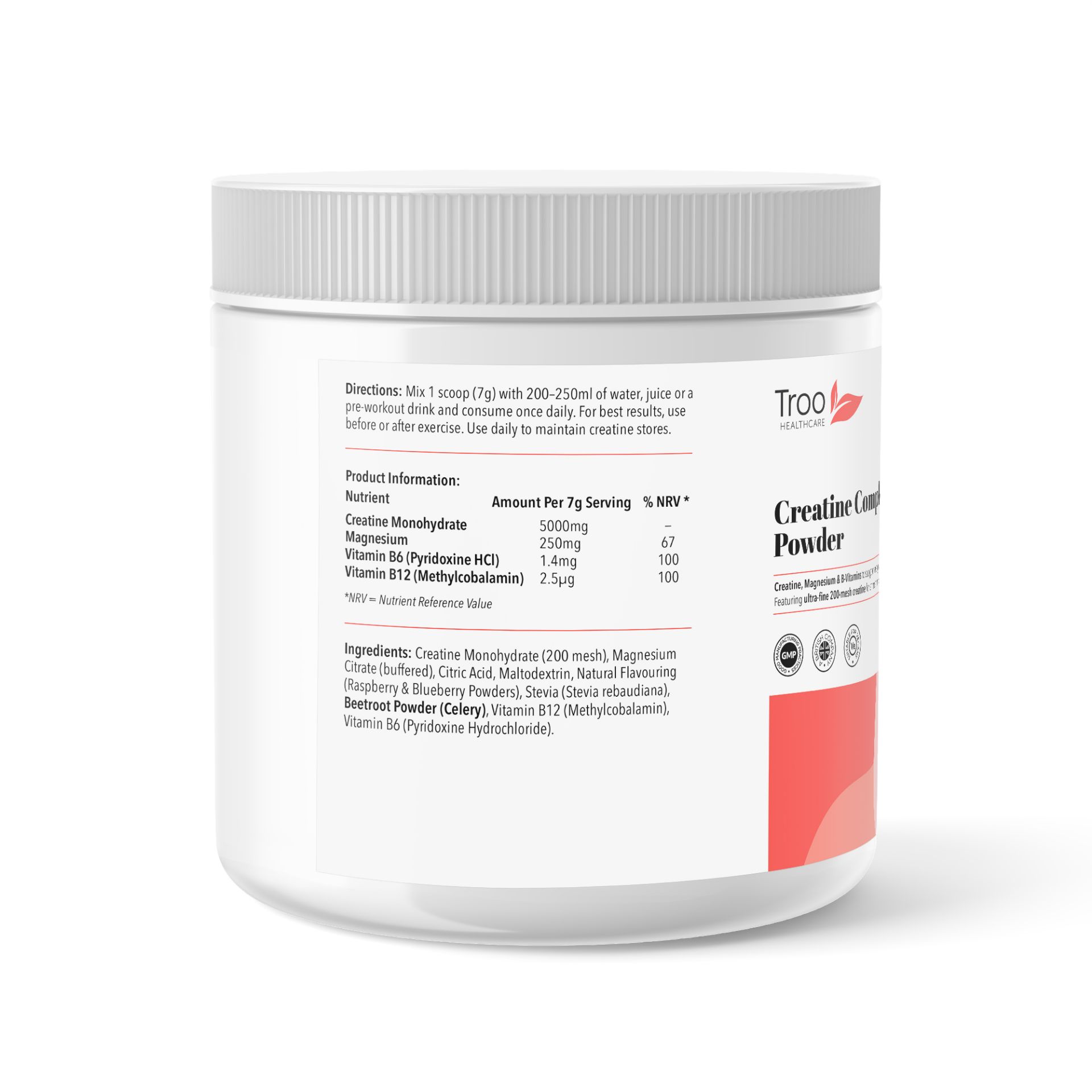 Creatine Monohydrate Complex 500g | Energy & Performance | Troo Health ...