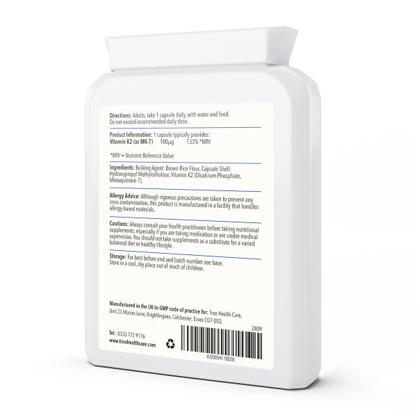 Picture of Vitamin K2 MK-7 100µg 120 Capsules