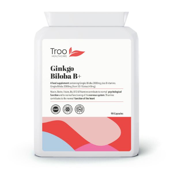 Picture of Ginkgo Biloba B+ 2000mg 90 Capsules