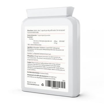 Picture of Folic Acid Methyl Folate Quatrefolic 600ug 90 Capsules