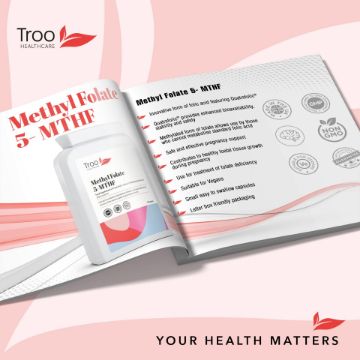 Picture of Folic Acid Methyl Folate Quatrefolic 600ug 90 Capsules