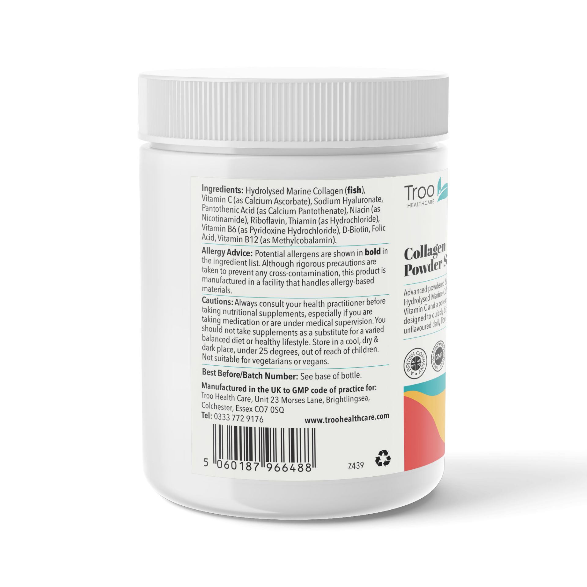 Collagen 300g Powder Shot Drink with Vitamins - Nutribl Private Label ...