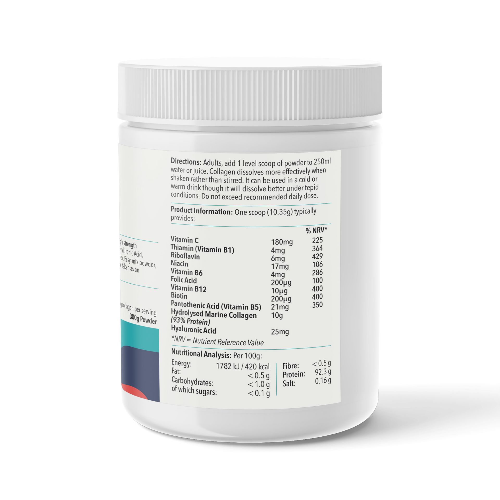 Collagen 300g Powder Shot Drink with Vitamins - Nutribl Private Label ...
